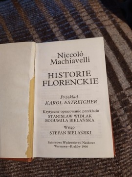 Machiavelli Historie Florenckie Karol Estreicher