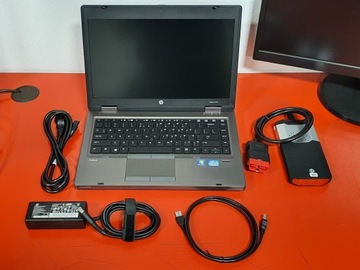 Laptop + Interfejs DS150E (jak Delphi / Autocom)