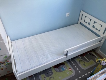 Łóżko dziecięce Ikea Kritter 160x70 z Hevea Junior