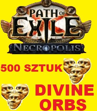PATH OF EXILE PoE NECROPOLIS 500 DIVINE ORB 24/7