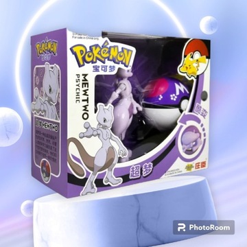 Super zestaw pokemon składana figurka oraz PokeBall