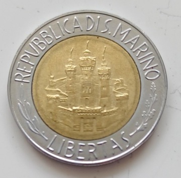 San Marino  - 500 lira 1984r.