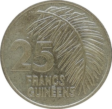 Gwinea 25 francs 1987, KM#60