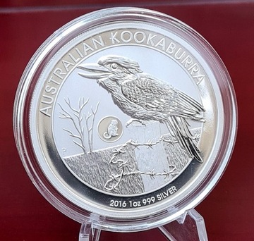 Srebrna moneta Kookaburra 2016 Monkey Privy 1oz