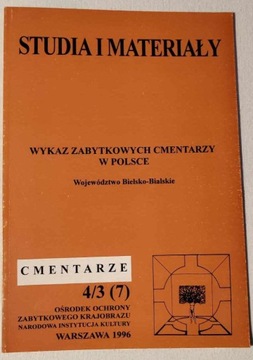 Wykaz zabytkowych cmentarzy w. Bielsko-Bialskie