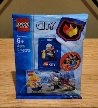 Lego City 6031645 Strażak zestaw promocyjny klocki