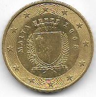 MALTA 50 CENT 2008 ROK.