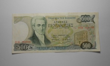 stary banknot Grecja