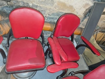 Stare krzesła barberskie fryzjerskie