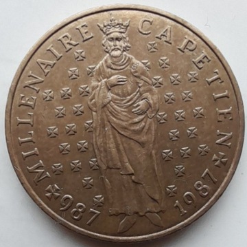 FRANCJA, 10 FRANKÓW 1987