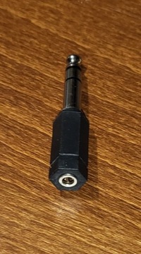 Adapter Mini Jack 3,5mm Ż - Jack 6,3mm M stereo 