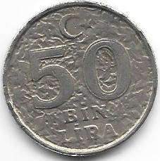 Turcja 50 bin lira 2000