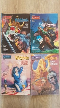 WIEDŹMIN KOMIKS WYDANIE I 4 komiksy 1993 1994 1995