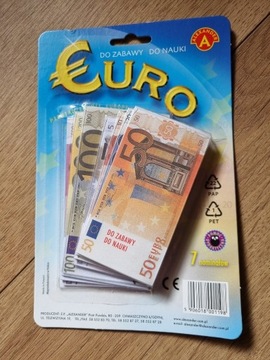 Pieniądze EURO do gry nauki i zabawy NOWE!