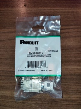 PANDUIT Keystone RJ45 kat.6A 10Gbs KJS6X88TC