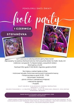 Festival Holi w Stefanóvce