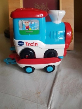 Interaktywny pociąg z przyczepą Vtech