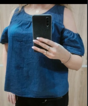 bluzka damska z odkrytymi ramionami bonprix rozmiar M