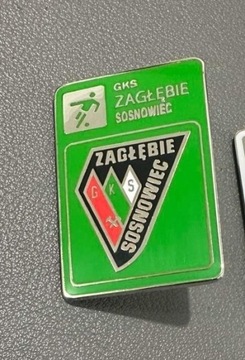 Zagłębie Sosnowiec „ liga PRL„ odznaka na pin