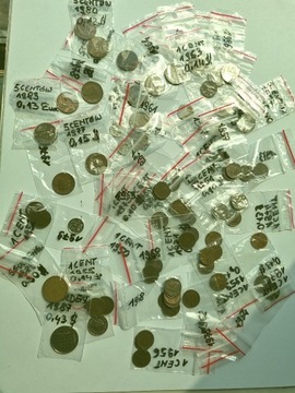 Zestaw monet holenderskich  1948-1998 , zestaw (5)