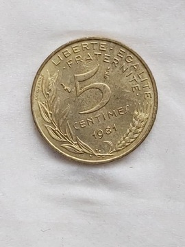098 Francja 5 centymów, 1981