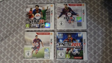 Zestaw gier sporotwych FIFA i PES - Nintendo 3DS