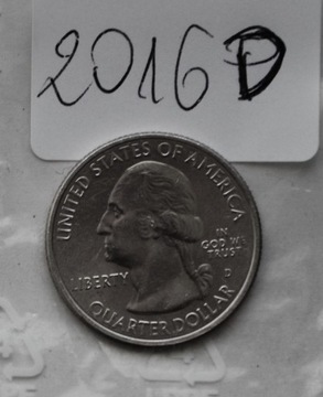 25 centów USA  2016 D