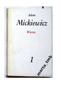 Adam Mickiewicz, Wiersze