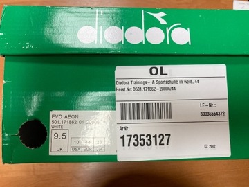 Nowe buty DIADORA EVO AEON Biały- roz. 44/ 28cm