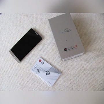 LG G3 SMARTFON, jak nowy, ale nie włącza się