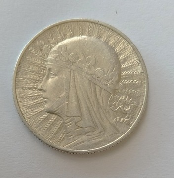 Polska 5 złotych, 1932 r srebro