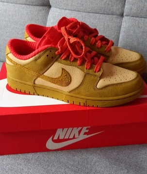 Nike dunk low sesame / Picante Red rozm. 45 Nowe 