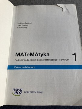 Książka od matematyki 