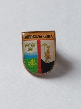 Herb gmina Miedziana Góra przypinka pin odznaka