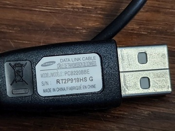 Kabel USB SAMSUNG DATA LINK CABLE PCB220BBE