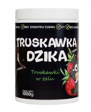 TRUSKAWKI W ŻELU FIT BEZ CUKRU DŻEM