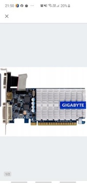 Karta GV-N210SL-1G GeForce GT210 1GB Gigabyte