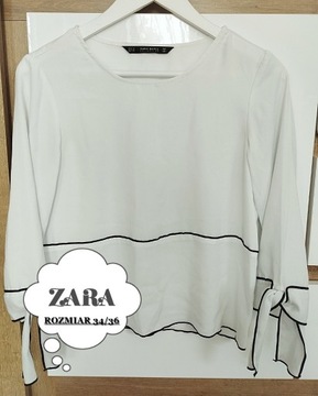 Biała bluzka Zara Rozmiar XS / S