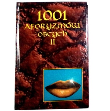 1001 AFORYZMÓW OBCYCH II Włodzimierz Masłowski BDB