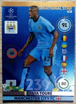 PANINI UCL 2014/2015 YAYA TOURE INTERNATIONAL STAR