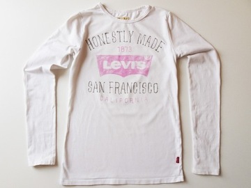 Levi's Bluzka biała 14 koszulka z długim rękawem