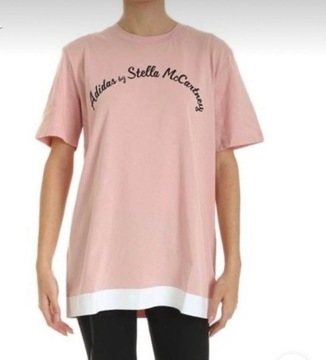 Adidas Stella McCartney t-shirt crop top róż XS