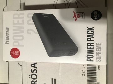 Power bank 24000mAh HAMA cieżki, pojemny