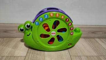 Interaktywny ślimak Fisher Price, nauka liczenia