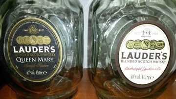 Butelka po whisky Ballantine's Lauder's