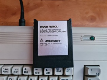 Gra Moon Patrol Cartridge Commodore C64