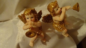 Dwa anioły figurki