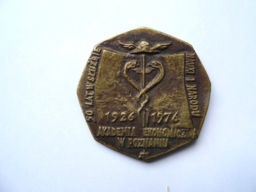 Medal Akademia Ekonomiczna w Poznaniu 1926-1976