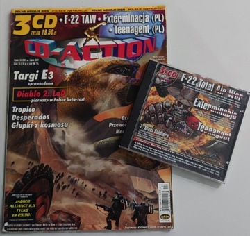 CD Action 62 07/2001 Komplet Exterminacja F-22