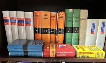 Zestaw słowników obcojęzycznych niemiecki i inne
